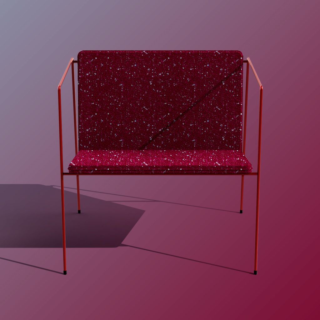 Framed Lounge Chair